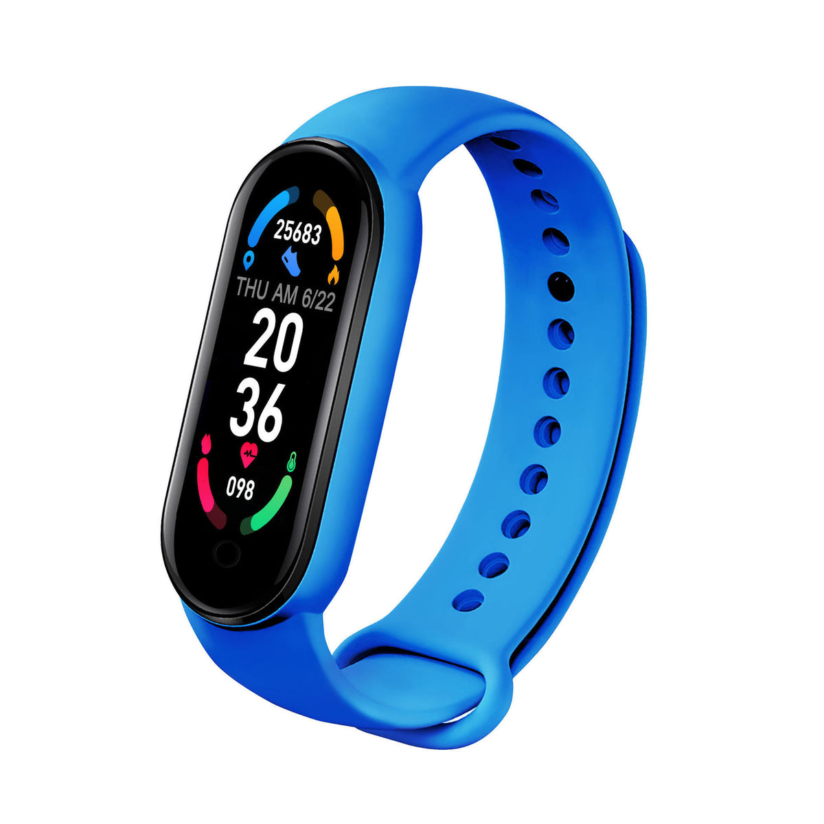 M6Smart Band Heart Rate SpO2 Monitor Step Counter Navigation Smart Reminder